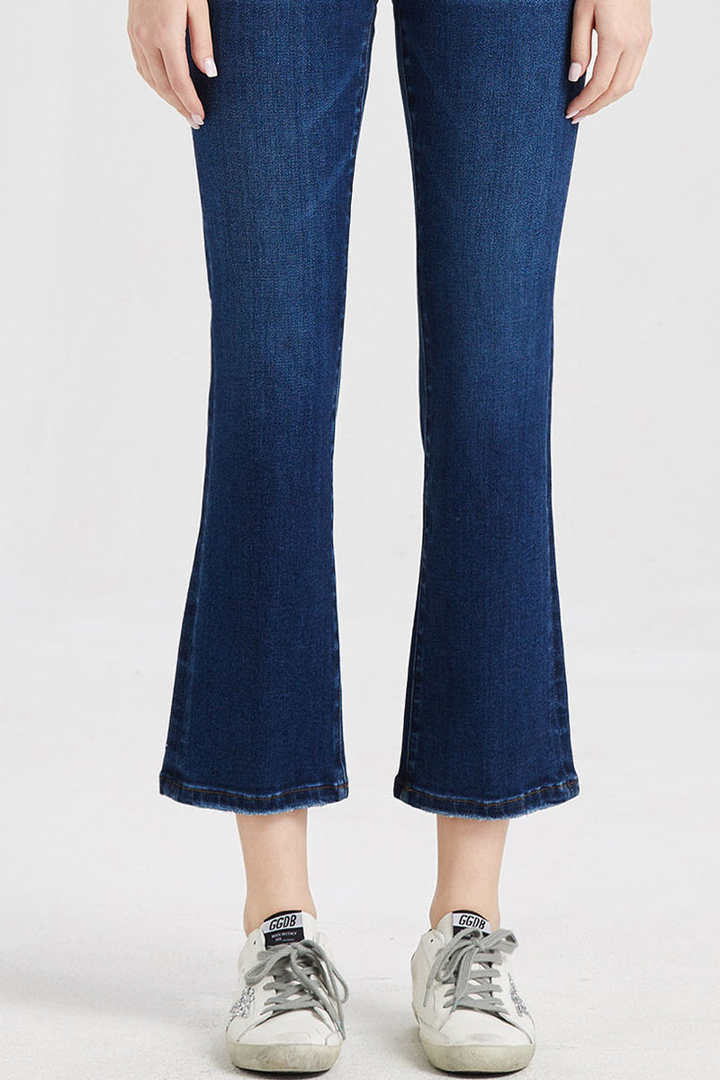 BAYEAS HIGH QUALITY HIGH RISE FLARE JEANS - BYF1068