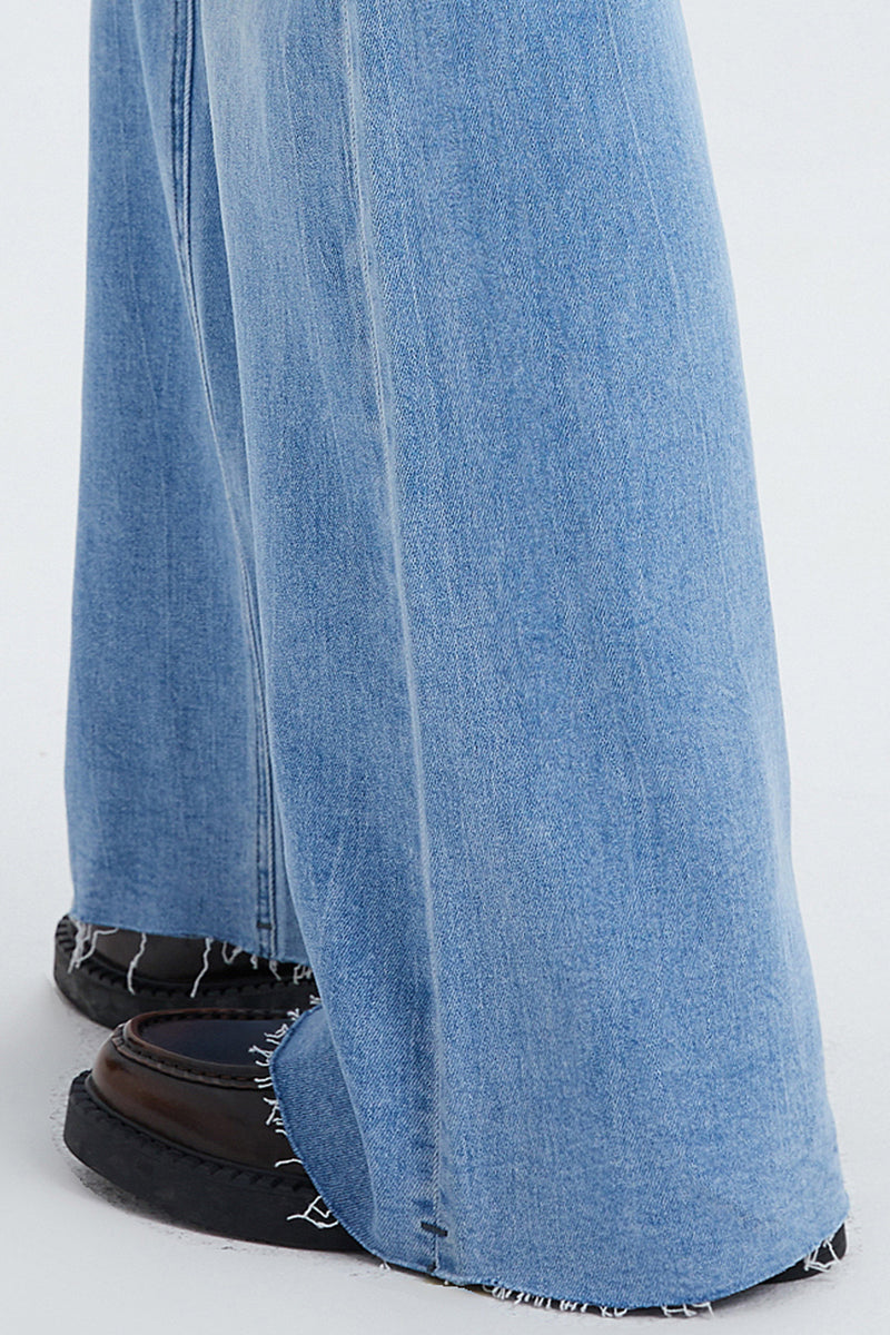 BAYEAS HIGH QUALITY HIGH RISE WIDE LEG JEANS - BYW8101