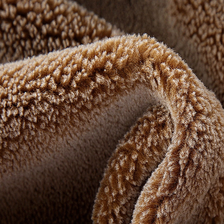 Men's Thick Bomber Faux Leather Jacket With Fleece lining (4 Colors / Options)