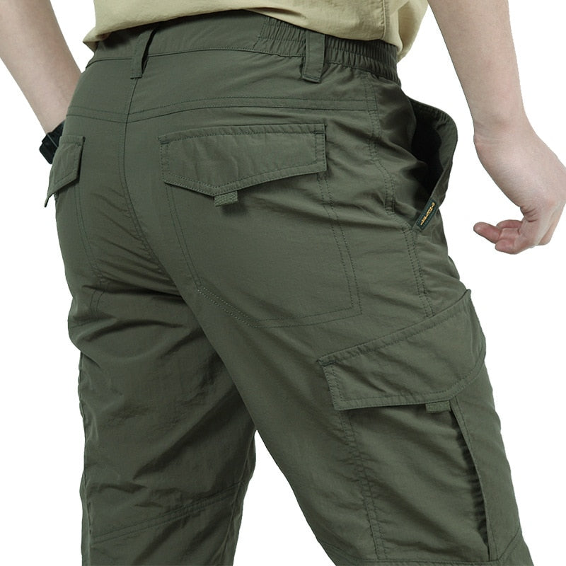 Men's Lightweight Breathable Waterproof&Quick Dry Tactical Cargo Pants (4 Colors)