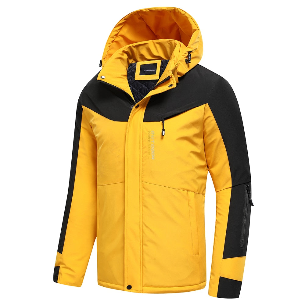Men's Outdoor Vintage Thick Waterproof Hooded Jacket (10 Colors / Styles)