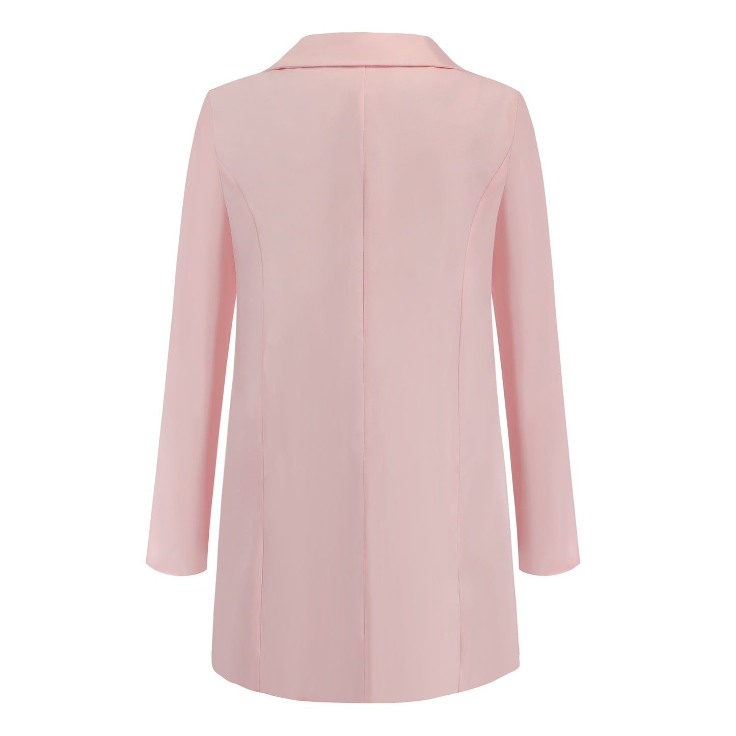Women's Solid Long Loose Business Casual Blazers - Collection 2 (10 Colors)