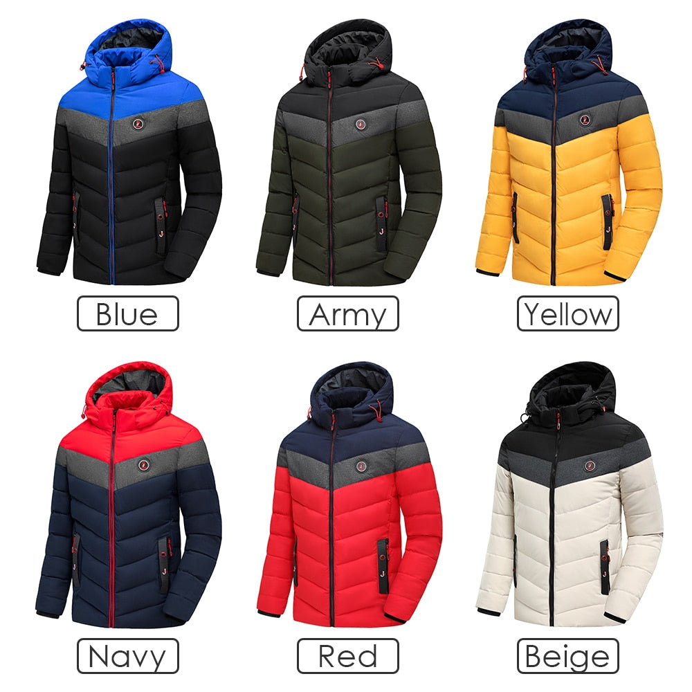 Men's Winter Casual Warm Thick Windproof/Waterproof Jacket (6 Colors)