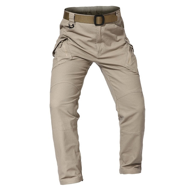 Men's Slim Fit Tactical Pants Multiple Pockets Cargo Pant (6 Colors)