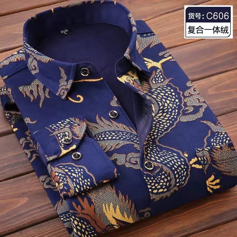 Men's Fleece Lined Warm Thick Work long sleeve Shirts (16 Styles)