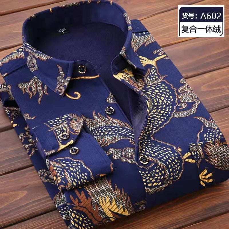 Men's Fleece Lined Warm Thick Work long sleeve Shirts (16 Styles)