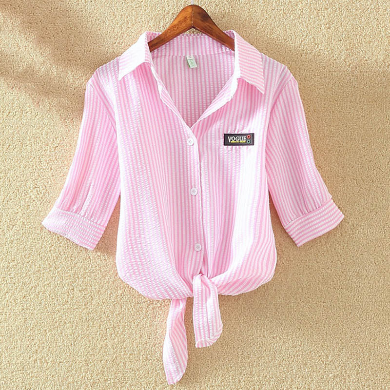 Womens Chiffon Turn-down Collar Loose Short Sleeve Tops with Batwing Sleeve (4 Colors)
