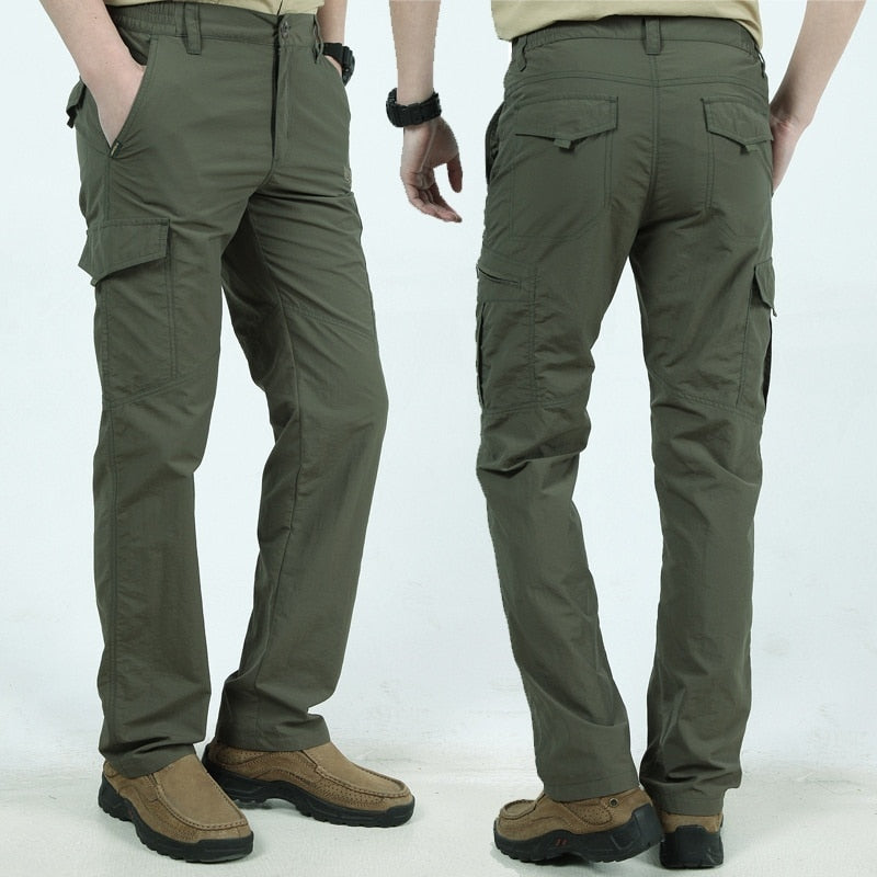 Men's Lightweight Breathable Waterproof&Quick Dry Tactical Cargo Pants (4 Colors)