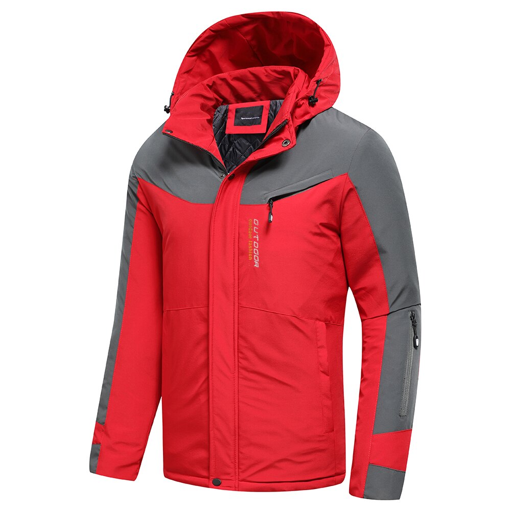 Men's Outdoor Vintage Thick Waterproof Hooded Jacket (10 Colors / Styles)