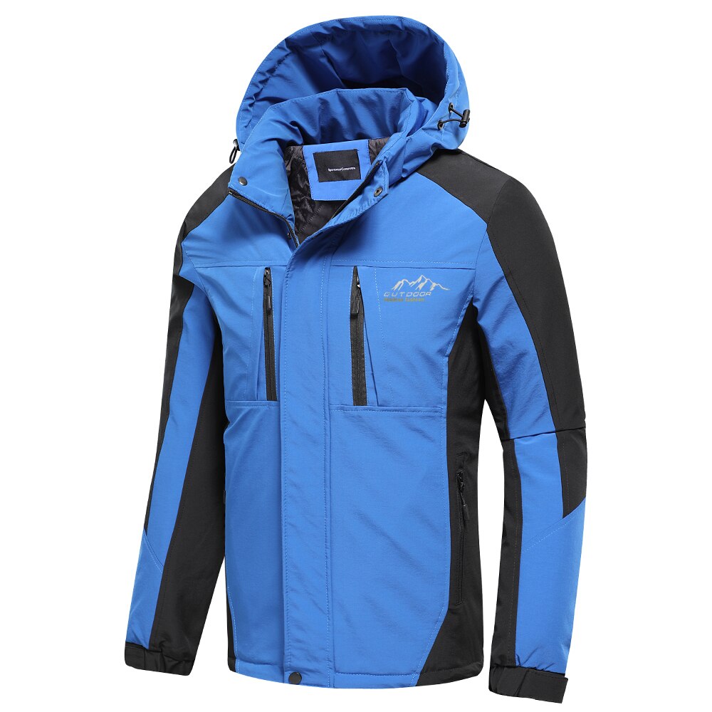 Men's Outdoor Vintage Thick Waterproof Hooded Jacket (10 Colors / Styles)