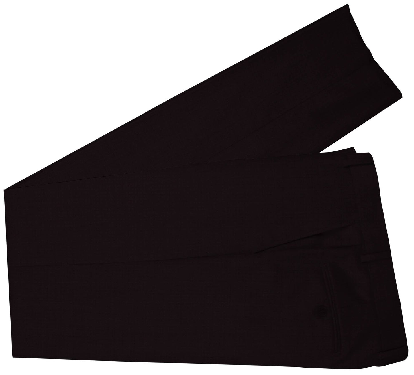 100% Cashmere  Aubergine Brown Plain Made To Measure Pant  - CER0053_MTM_SP