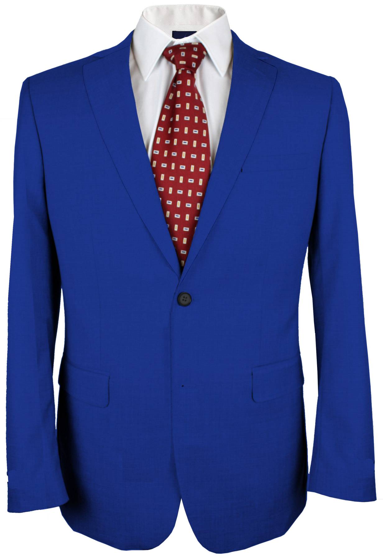 100% Cashmere  Endeavour Blue Plain Made To Measure Jacket  - CER0058_MTM_SJ