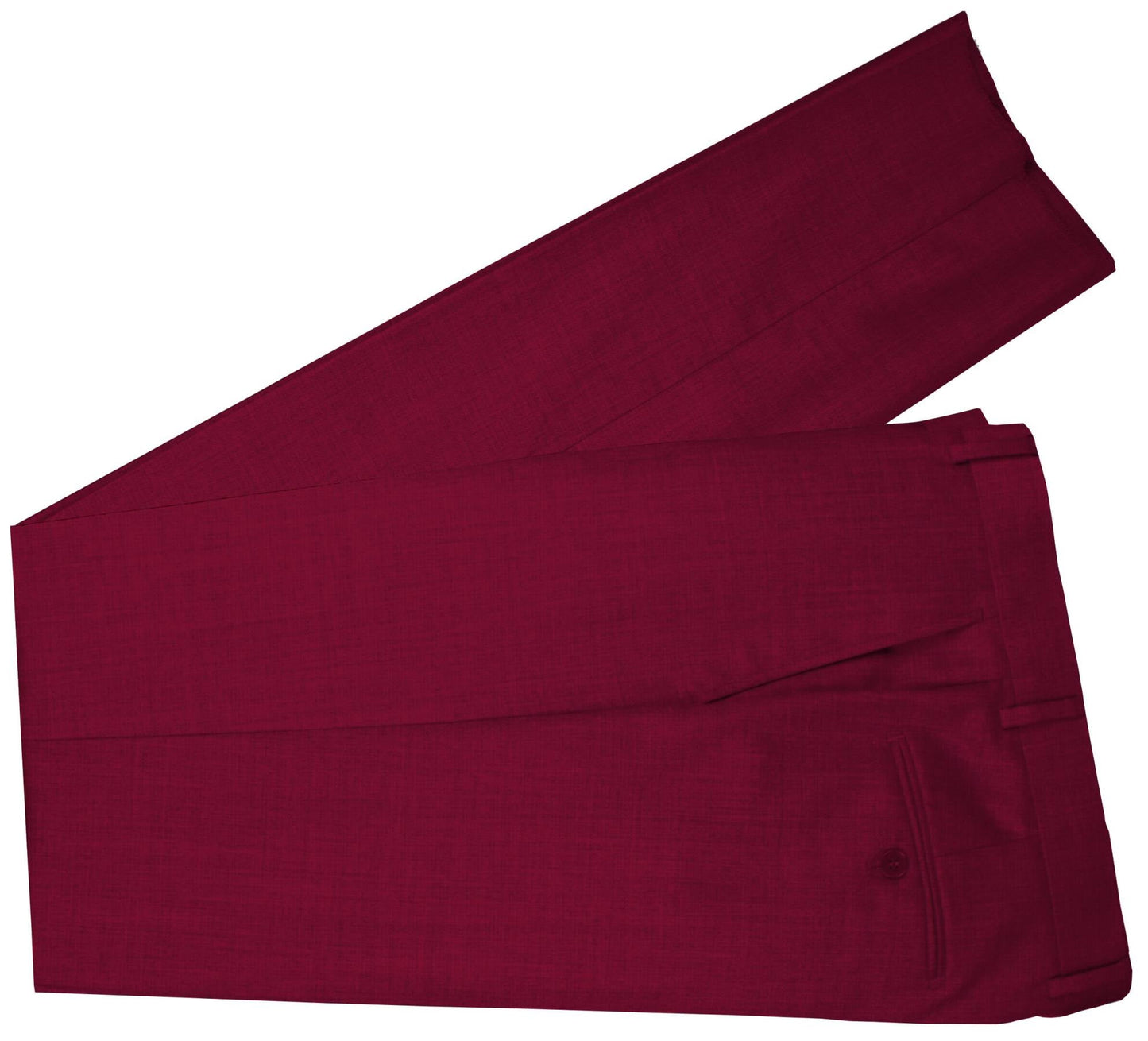 100% Cashmere  Falu Red Plain Made To Measure Pant  - CER0060_MTM_SP