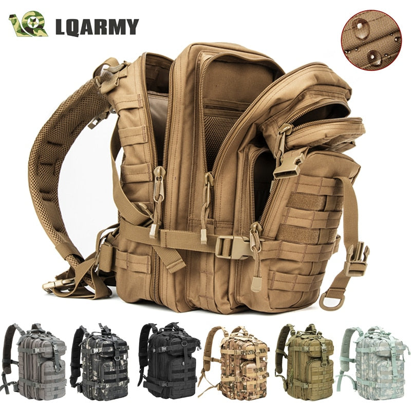 35L Tactical Backpack Molle Assault Rucksack Men Women Backpacks Travel Camping Mochila Militar Tatica Hunting Hiking Backpack