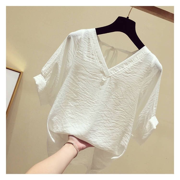 Women's Solid Hollow-out U Neck Cotton Tops - Collection 1 (6 Colors)