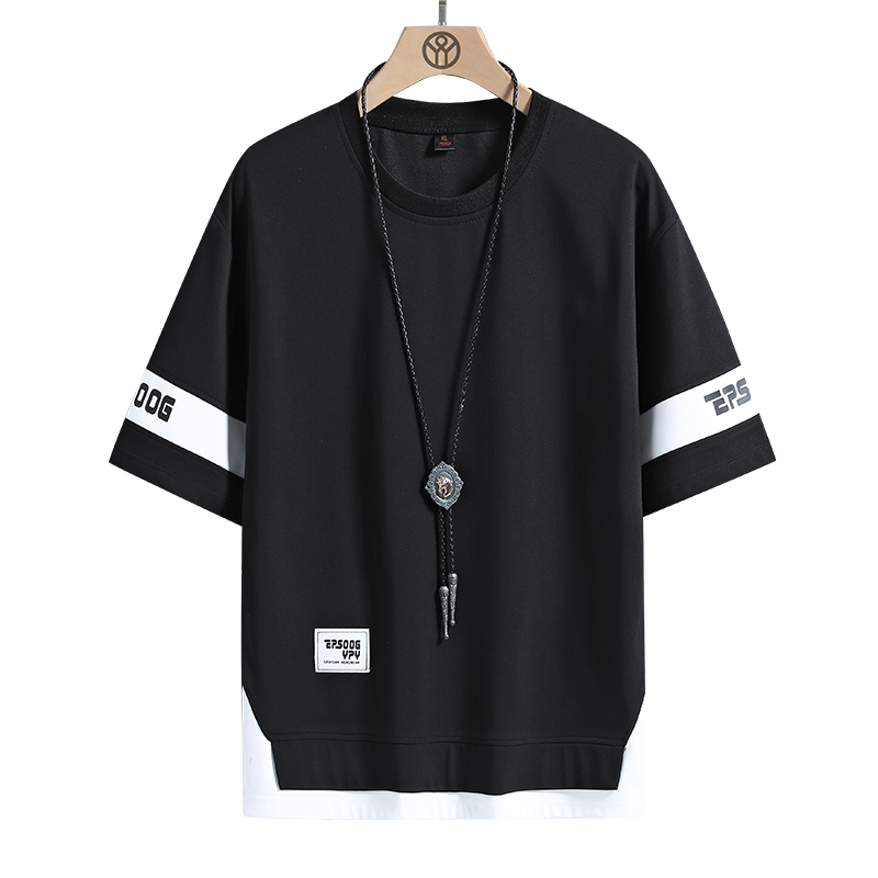 Men's Hip Hop Loose Streetwear Short Sleeves T-Shirts (4 Colors)