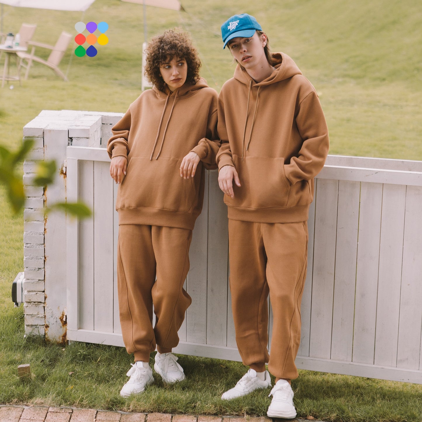 Unisex Warm Casual Solid Velvet Tracksuit Sweatpants Jogging Set (16 options)