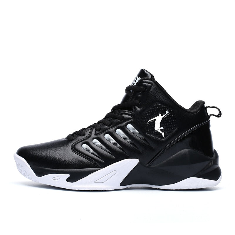 Shoes Leather Men's Sneaker Men Non-Slip Training Basketball Shoe Breathable Gym Training Athletic Basketball Sneakers For Women