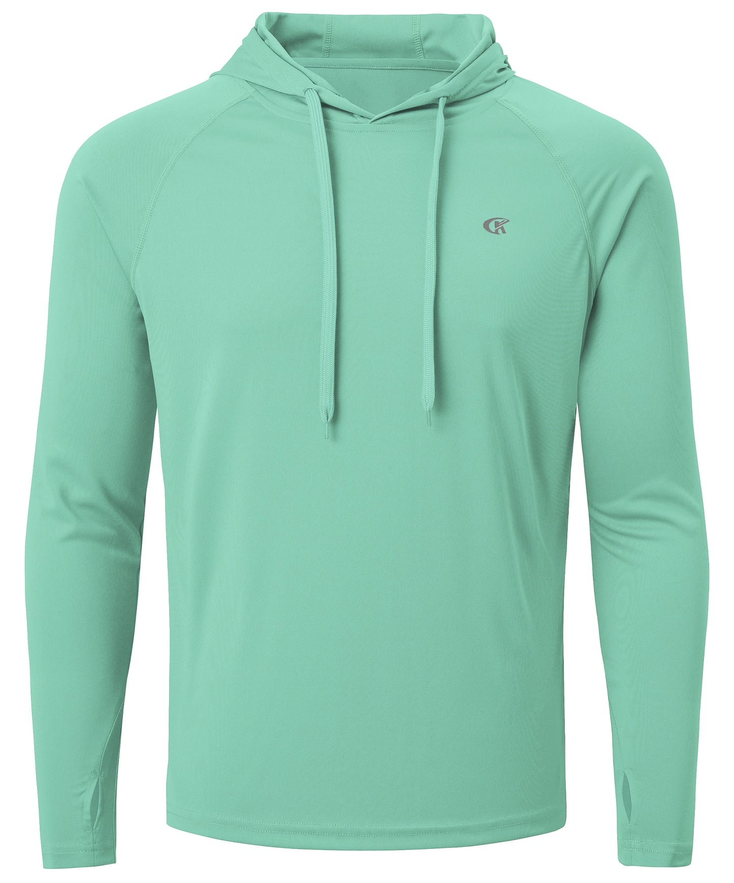 Men's UPF 50+ Rash Guard Athletic Long Sleeve Workout Hoodie (11 Colors)