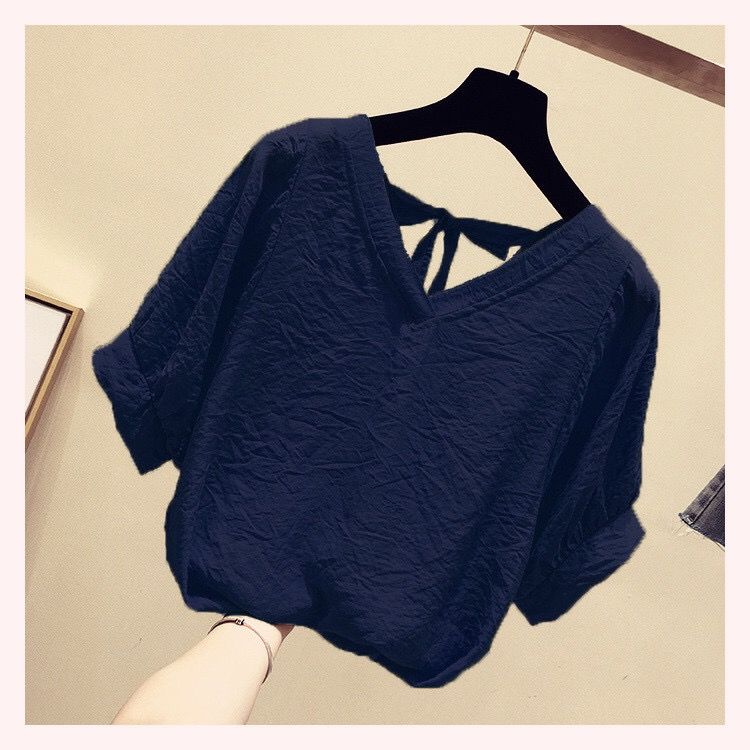 Women's Solid Hollow-out U Neck Cotton Tops - Collection 1 (6 Colors)