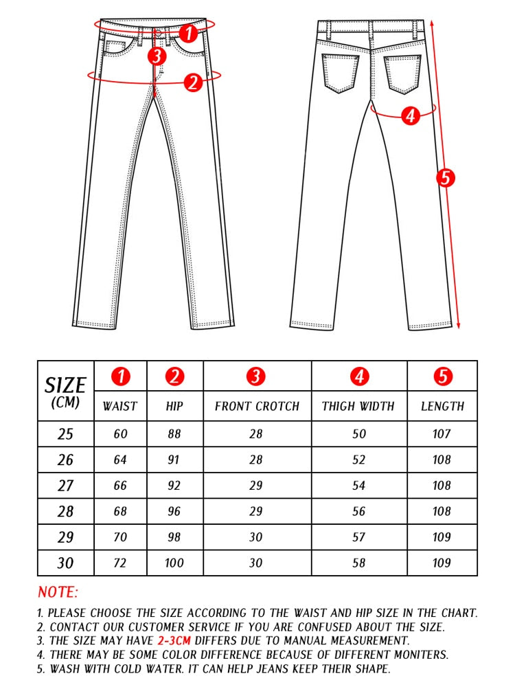 Women's High Waist Full Length Boyfriends Denim (3 Colors)