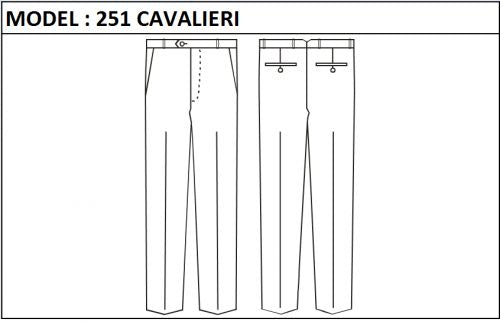 SLIM PANT -  MODEL_251_CAVALIERI