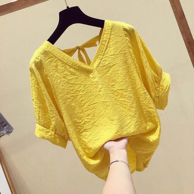 Women's Solid Hollow-out U Neck Cotton Tops - Collection 1 (6 Colors)
