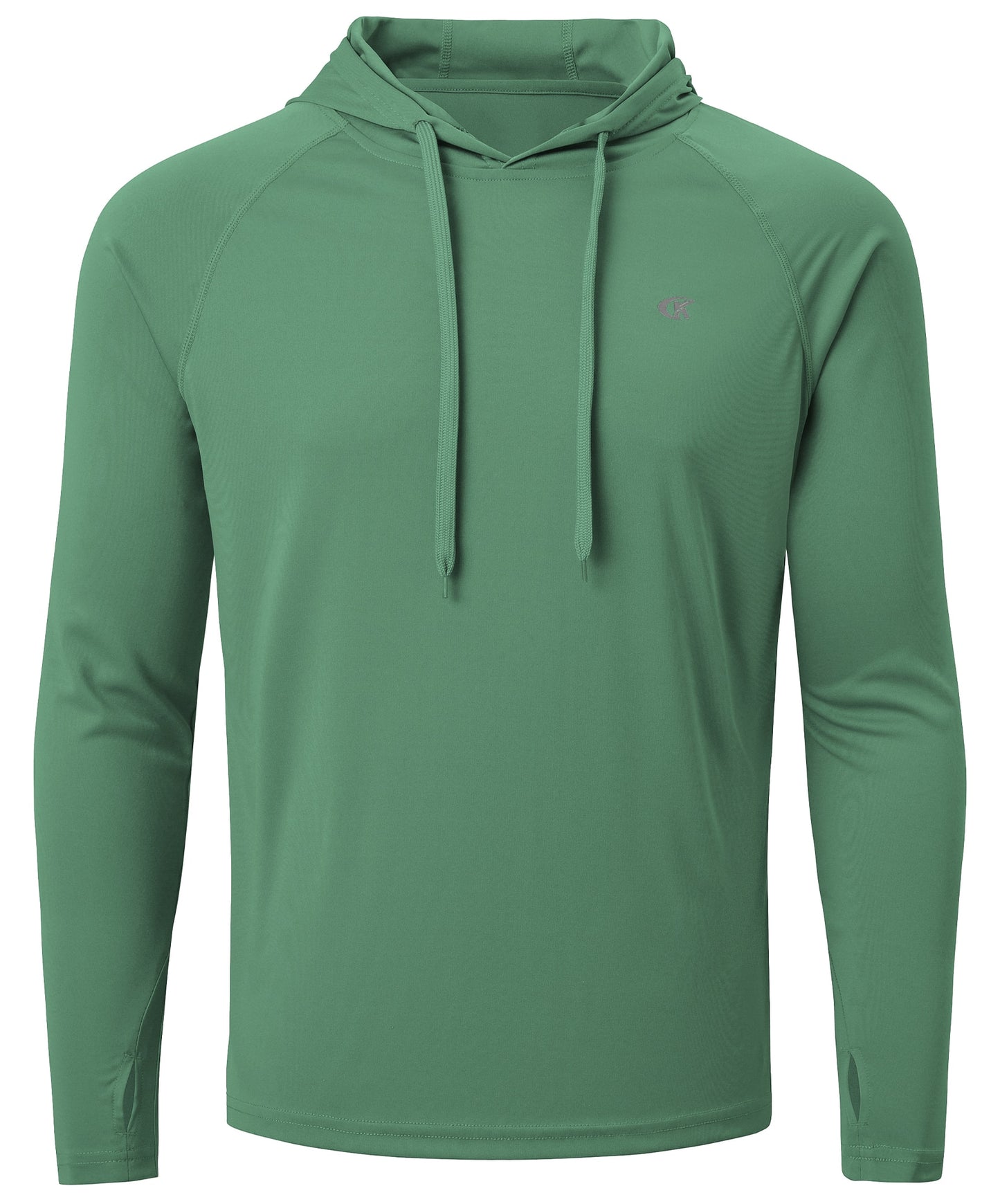 Men's UPF 50+ Rash Guard Athletic Long Sleeve Workout Hoodie (11 Colors)