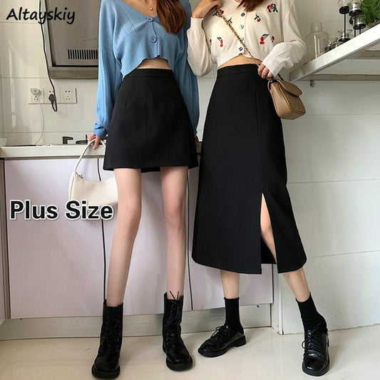 Women's Short and Long High Waist Skirts (2 Styles)
