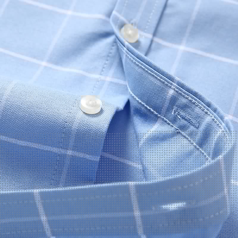 Men's 100% Pure Cotton Button Up Casual Slim Fit Long Sleeve Shirt  - Collection 2 (8 Styles)