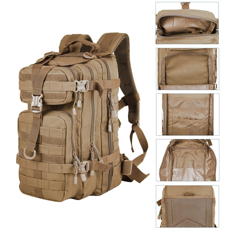 35L Tactical Backpack Molle Assault Rucksack Men Women Backpacks Travel Camping Mochila Militar Tatica Hunting Hiking Backpack