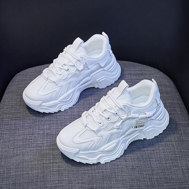 Sneakers for Women with Free Shipping 2022 Designer Platform Casual Sports Running Vulcanized White Shoes Female Chunky Sneaker
