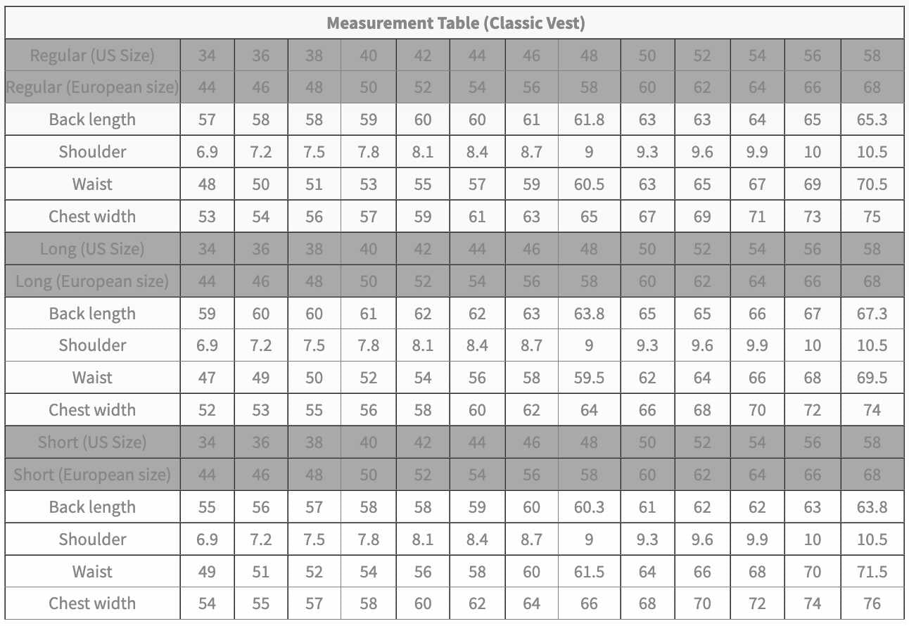 Metallizzato Made To Measure Vest - CER0246_MTM_SV