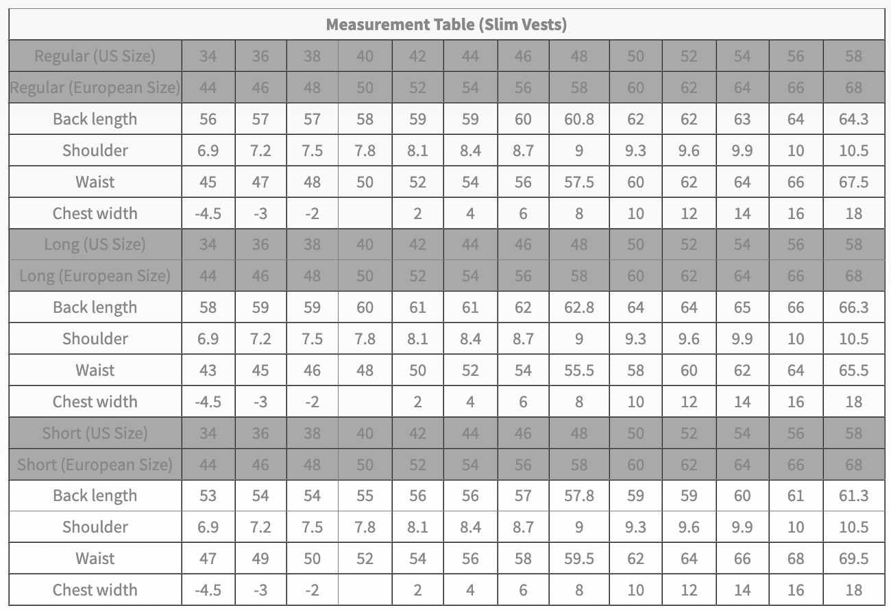 Turbo 180 Made To Measure Vest - CER0278_MTM_SV