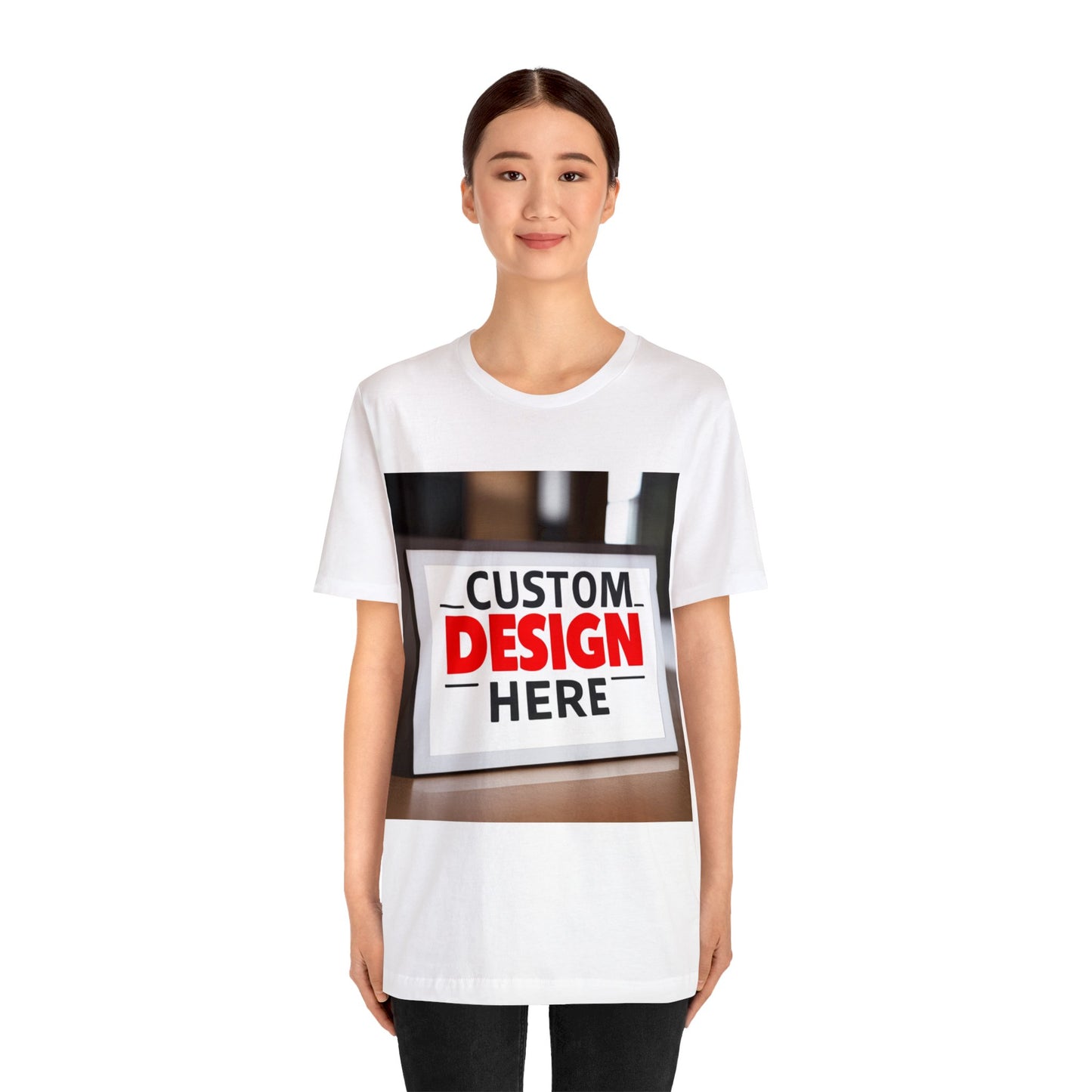 NAAMS Design Your Custom Tee - Unisex 4.2oz 100% Cotton Jersey Short Sleeve Tee