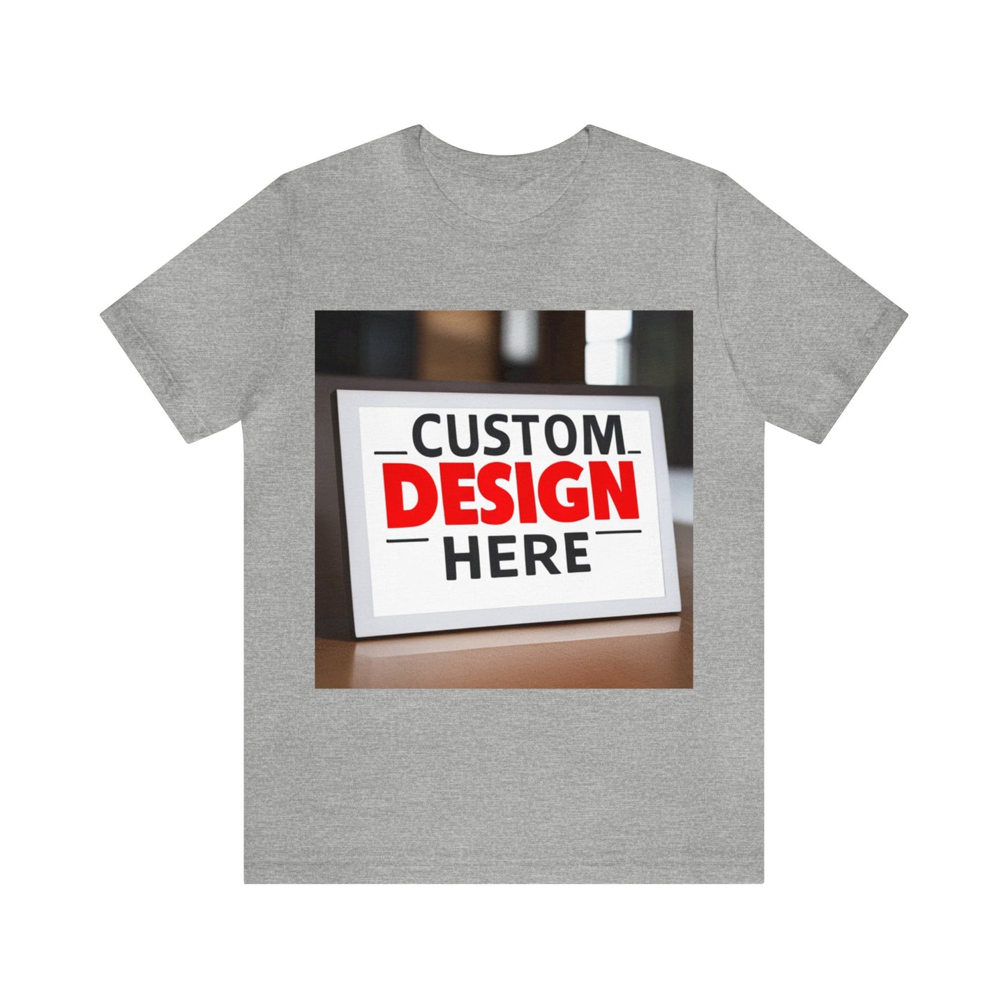 NAAMS Design Your Custom Tee - Unisex 4.2oz 100% Cotton Jersey Short Sleeve Tee