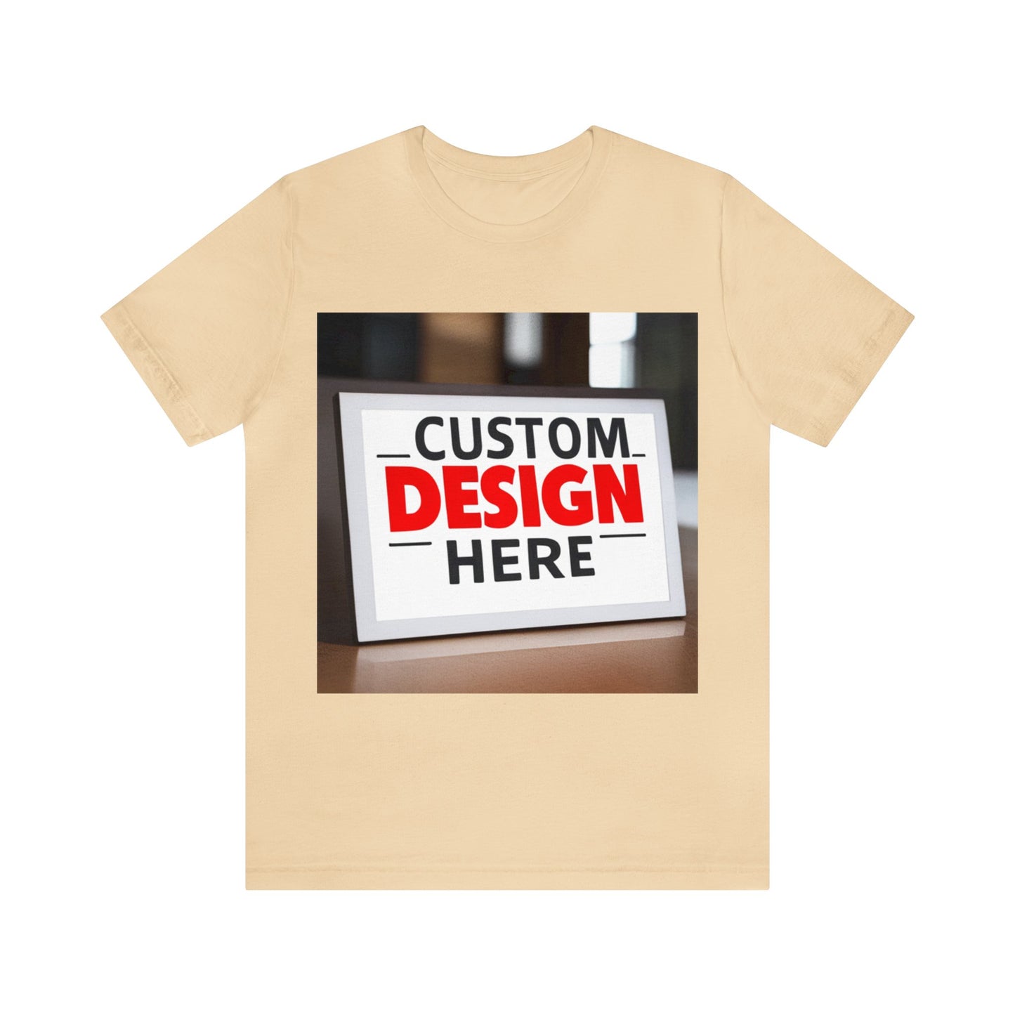 NAAMS Design Your Custom Tee - Unisex 4.2oz 100% Cotton Jersey Short Sleeve Tee