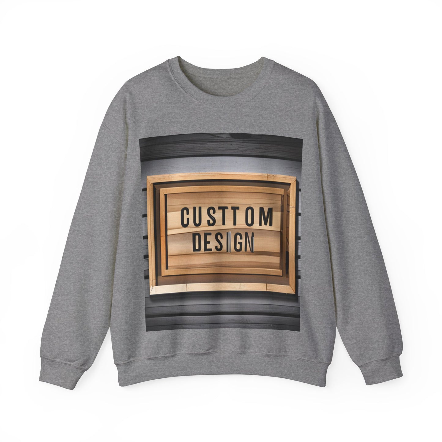 NAAMS Unisex Classic Fit Design Your Own Crewneck Sweatshirt  -  8.0 oz 100% Cotton