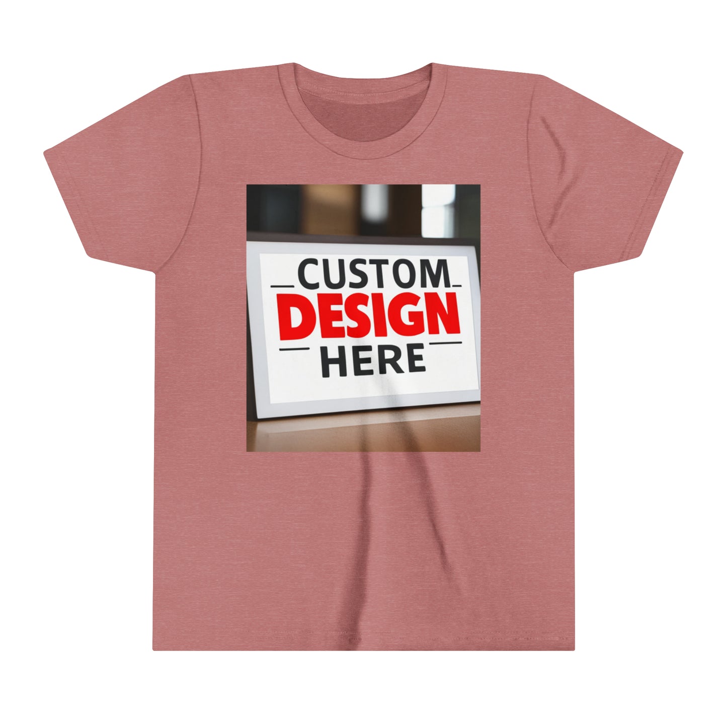 NAAMS Design Your Own Youth Short Sleeve 4.2oz Cotton Tee