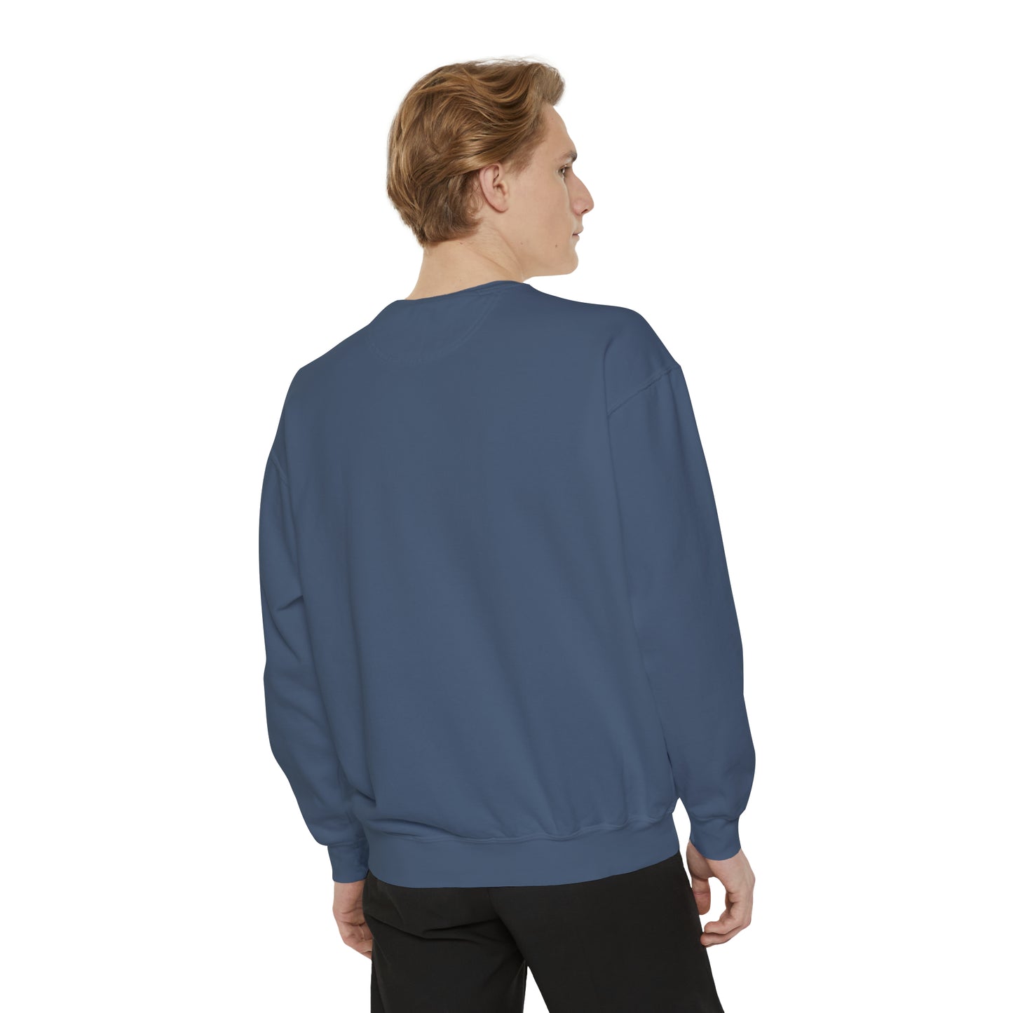 NAAMS Unisex Classic Fit Design Your Own Crewneck Garment-Dyed Sweatshirt  -  9.5 oz 80% Cotton