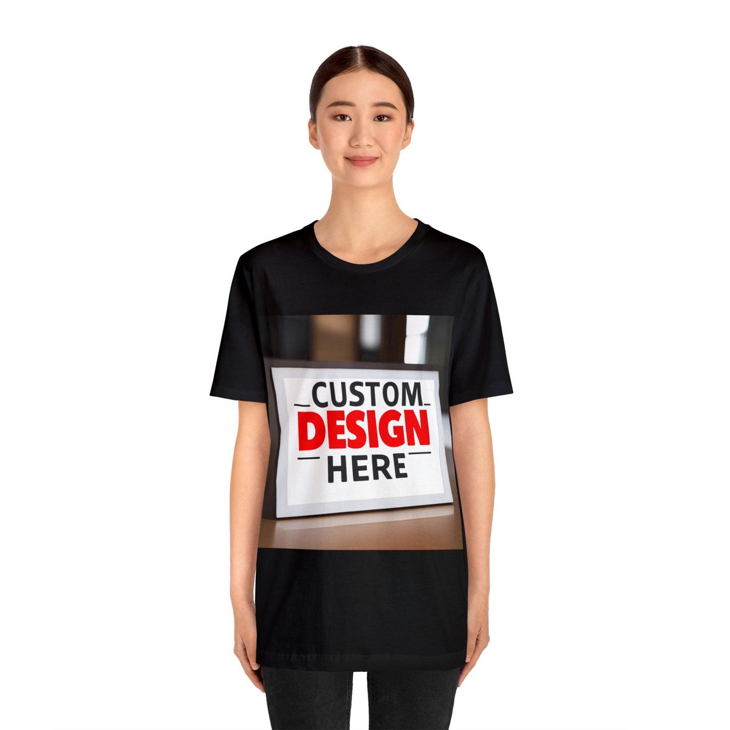 NAAMS Design Your Custom Tee - Unisex 4.2oz 100% Cotton Jersey Short Sleeve Tee