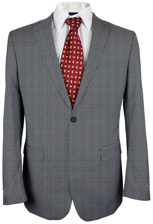 Windowpane Made To Measure Jacket  - ET0019_MTM_SJ