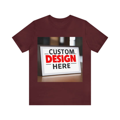 NAAMS Design Your Custom Tee - Unisex 4.2oz 100% Cotton Jersey Short Sleeve Tee