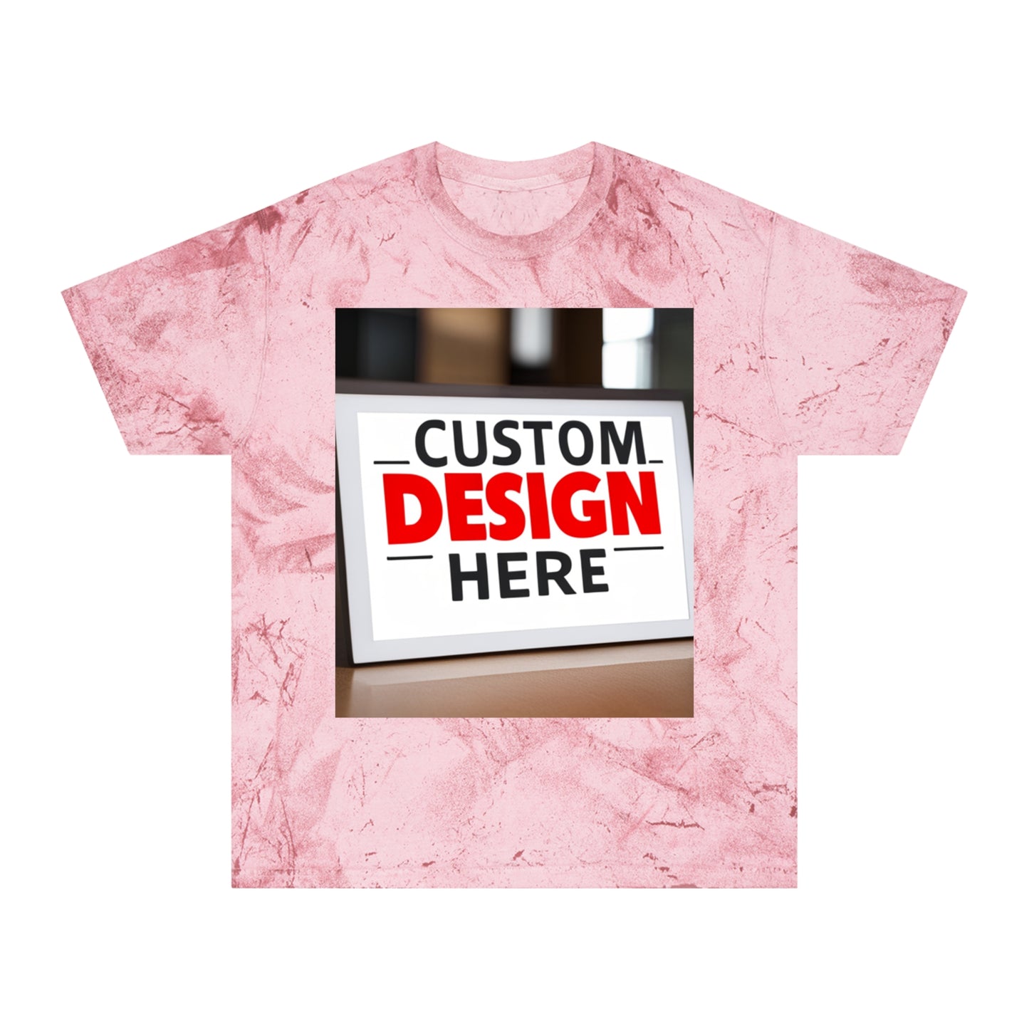 NAAMS Unisex Custom Your Own Design Color Blast 6.1oz 100% Cotton T-Shirt