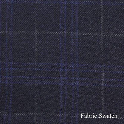 Windowpane Made To Measure Vest  - ET0063_MTM_SV