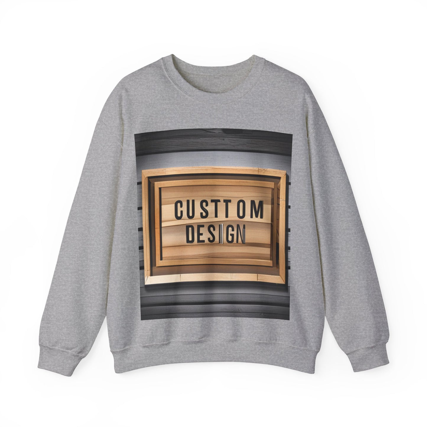 NAAMS Unisex Classic Fit Design Your Own Crewneck Sweatshirt  -  8.0 oz 100% Cotton