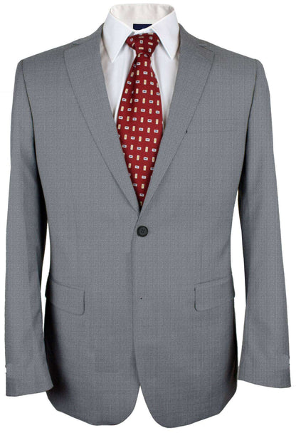 Aluminium Grey Pinstripes Made To Measure Jacket - VBC0531_MTM_SJ