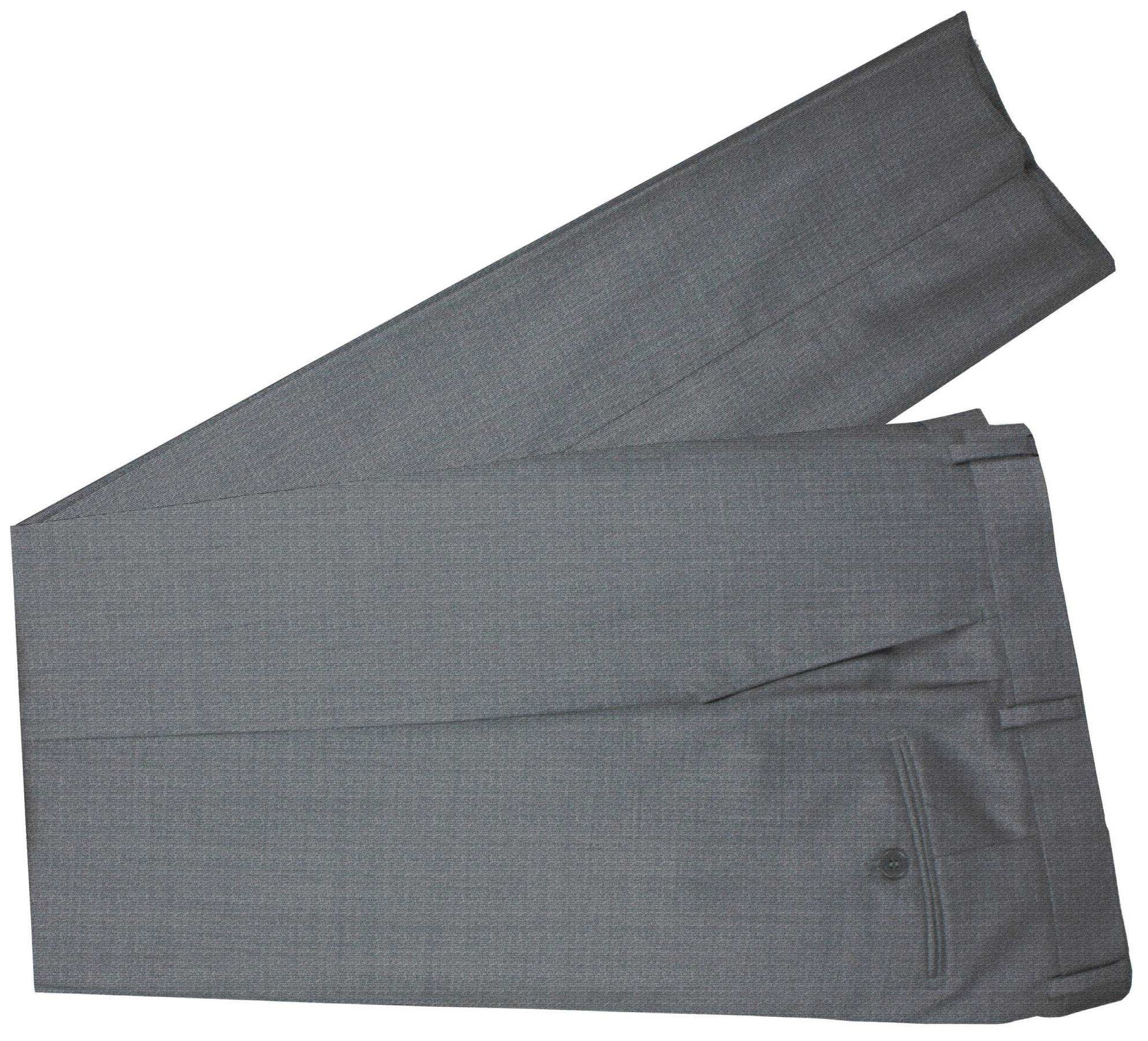 Aluminium Grey Pinstripes Made To Measure Pant - VBC0531_MTM_SP