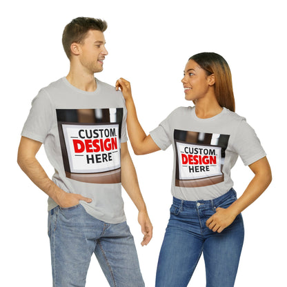 NAAMS Design Your Custom Tee - Unisex 4.2oz 100% Cotton Jersey Short Sleeve Tee