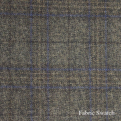 Windowpane Made To Measure Vest  - ET0164_MTM_SV